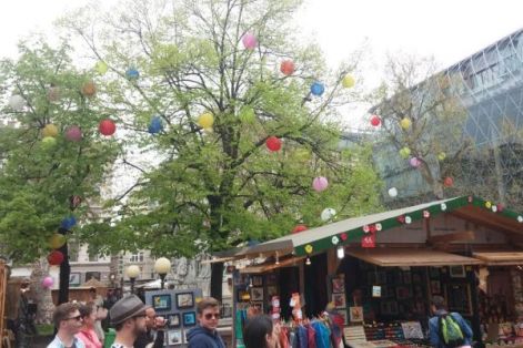 Sz&iacute;nes lampionok a Budapesti Tavaszi Fesztiv&aacute;lon